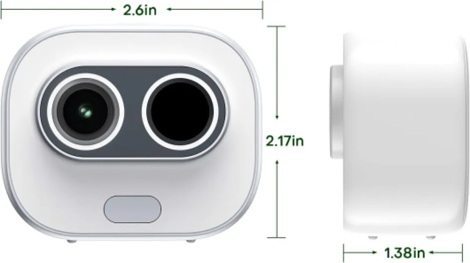Solar Window Security Camera, Wireless Magnetic No Drill Camera