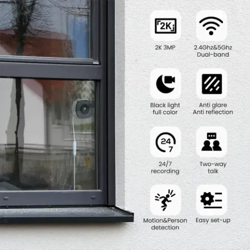 INFIYA K1 2K Window Camera Review: a simple way to watch outside from inside