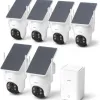 aosu 6-Cam Solar Security Kit Review: Wide-Area Coverage Without Monthly Fees