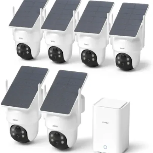 aosu 6-Cam Solar Security Kit Review: Wide-Area Coverage Without Monthly Fees