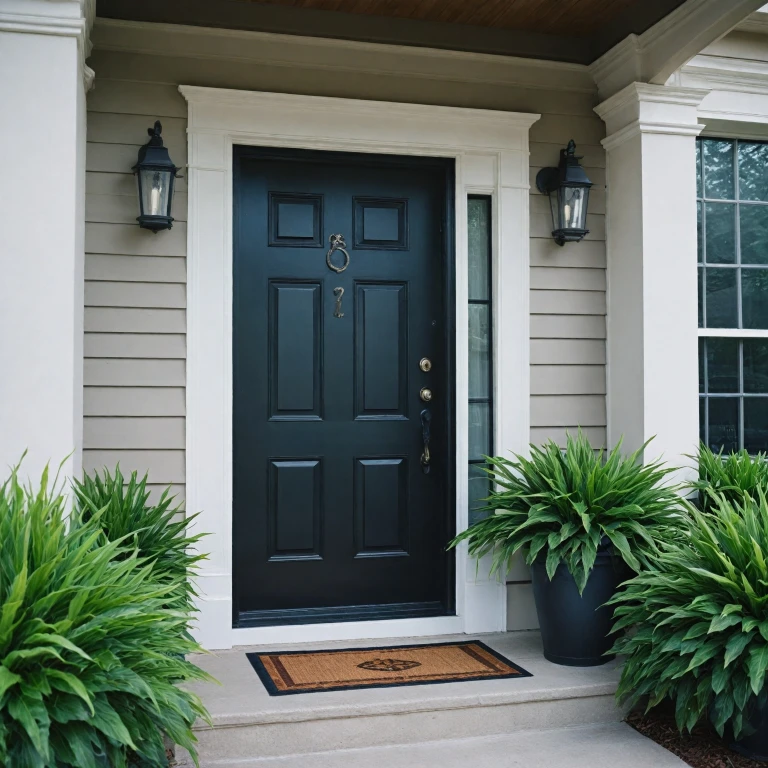 Enhancing Home Security with a Stylish Black Doorbell Camera