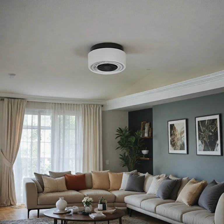 Enhancing Home Security with a Black Smoke Detector