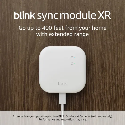 Sync Module XR (newest model) — System hub for all Blink devices, go up to 400 feet from your home with extended range for Outdoor 4