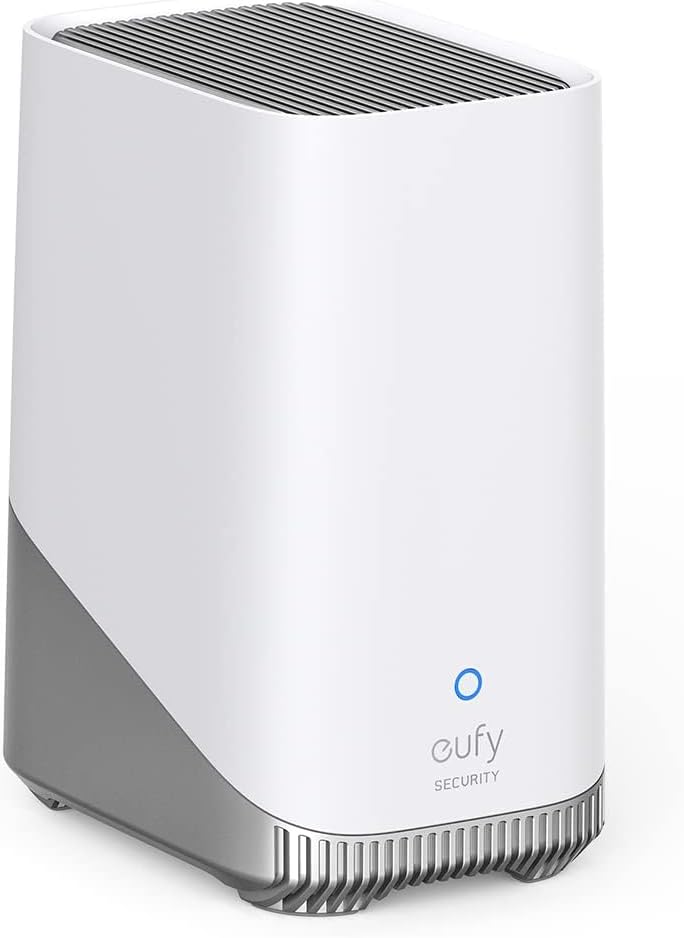 HomeBase S380 (HomeBase 3),eufy Edge Security Center, Local Expandable Storage up to 16TB, eufy Security Product Compatibility, Advanced Encryption,2.4 GHz Wi-Fi, No Monthly Fee
