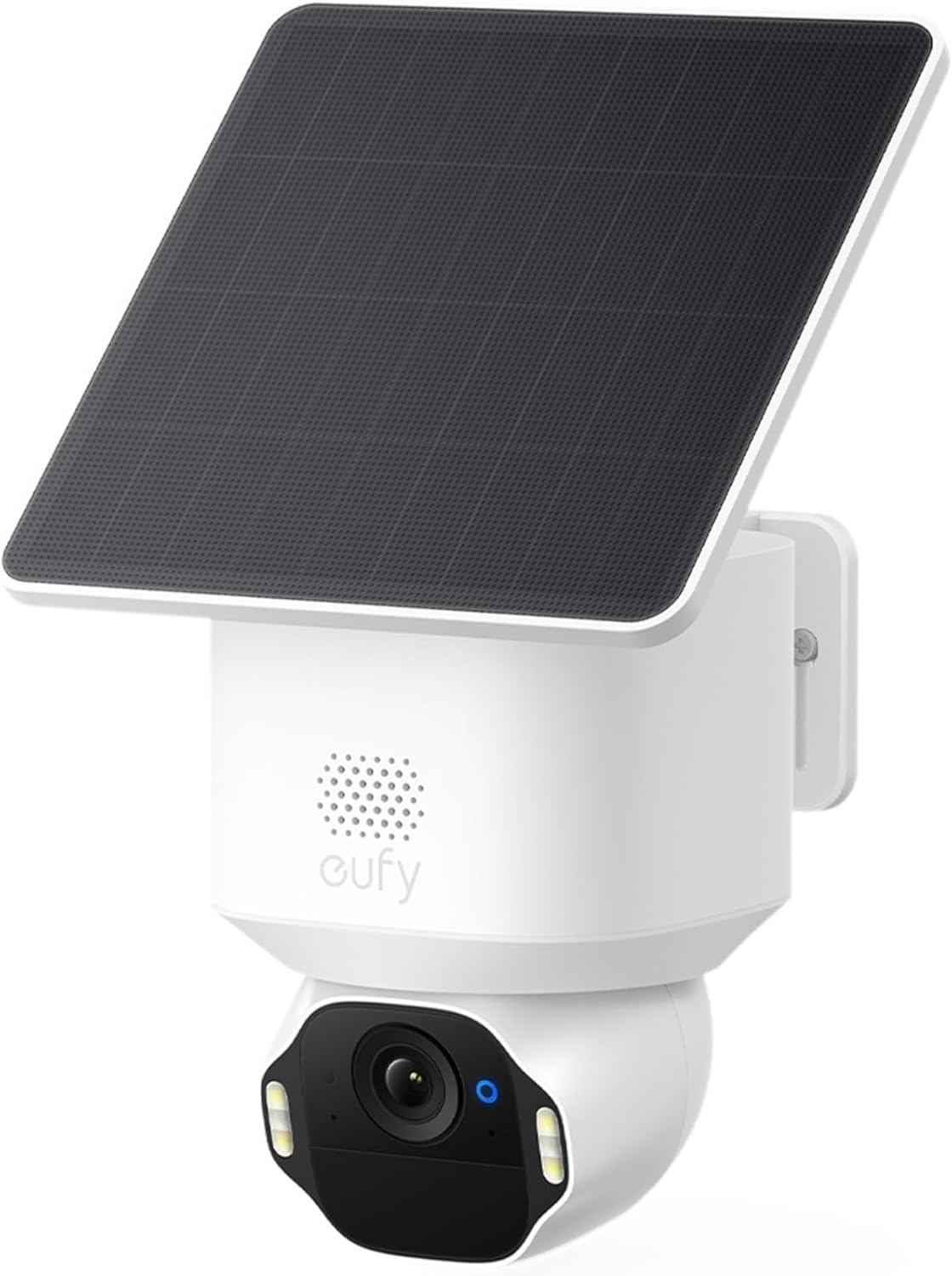 Eufy SoloCam E42, 4K Security Camera Wireless Outdoor, Solar Powered, AI Motion Tracking, Strobe Light, Pan & Tilt, Facial Recognition, Up to 16 TB, Smart Home Compatible Solo Cam