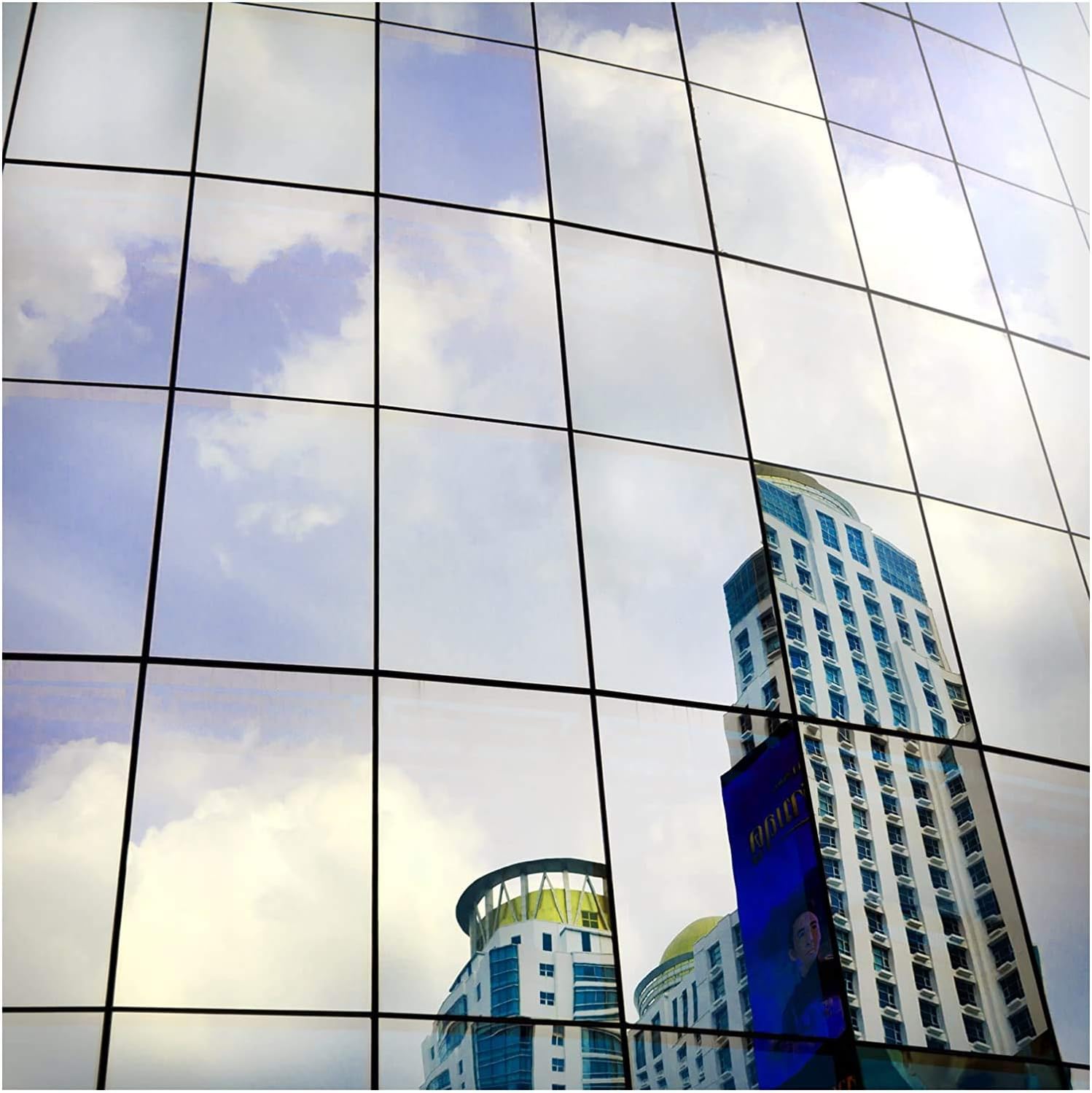 S05 Window Film Daytime Privacy and Heat Control Mirror Silver 5 (Very Dark) - 36in X 12ft