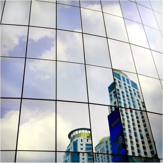 S05 Window Film Daytime Privacy and Heat Control Mirror Silver 5 (Very Dark) - 36in X 12ft