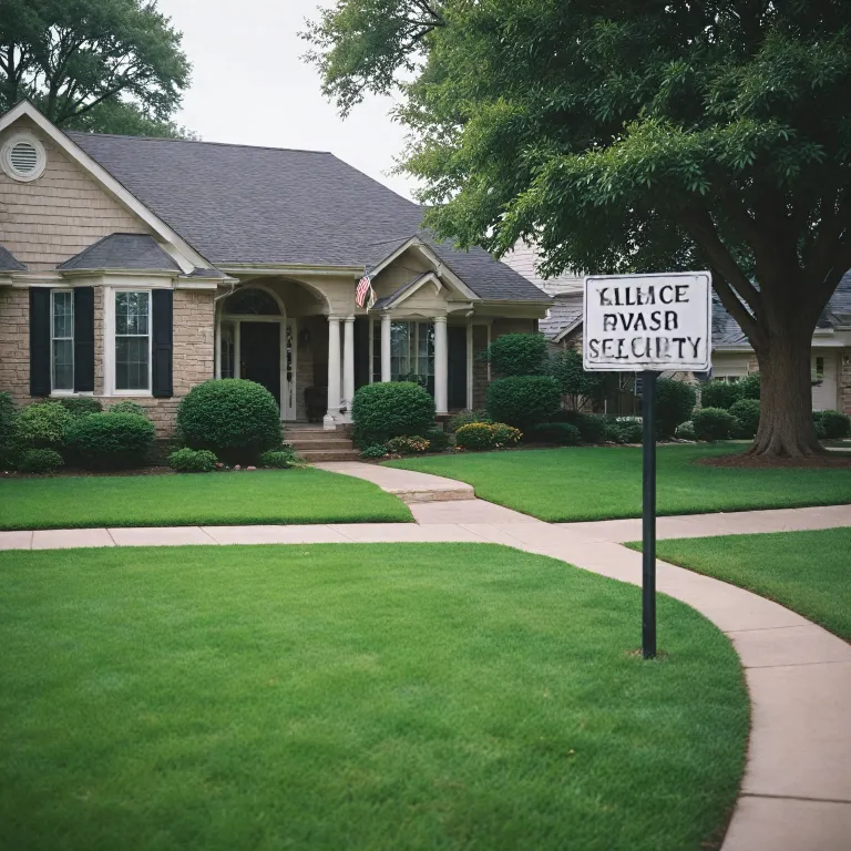 Why a security camera sign matters for your home's safety