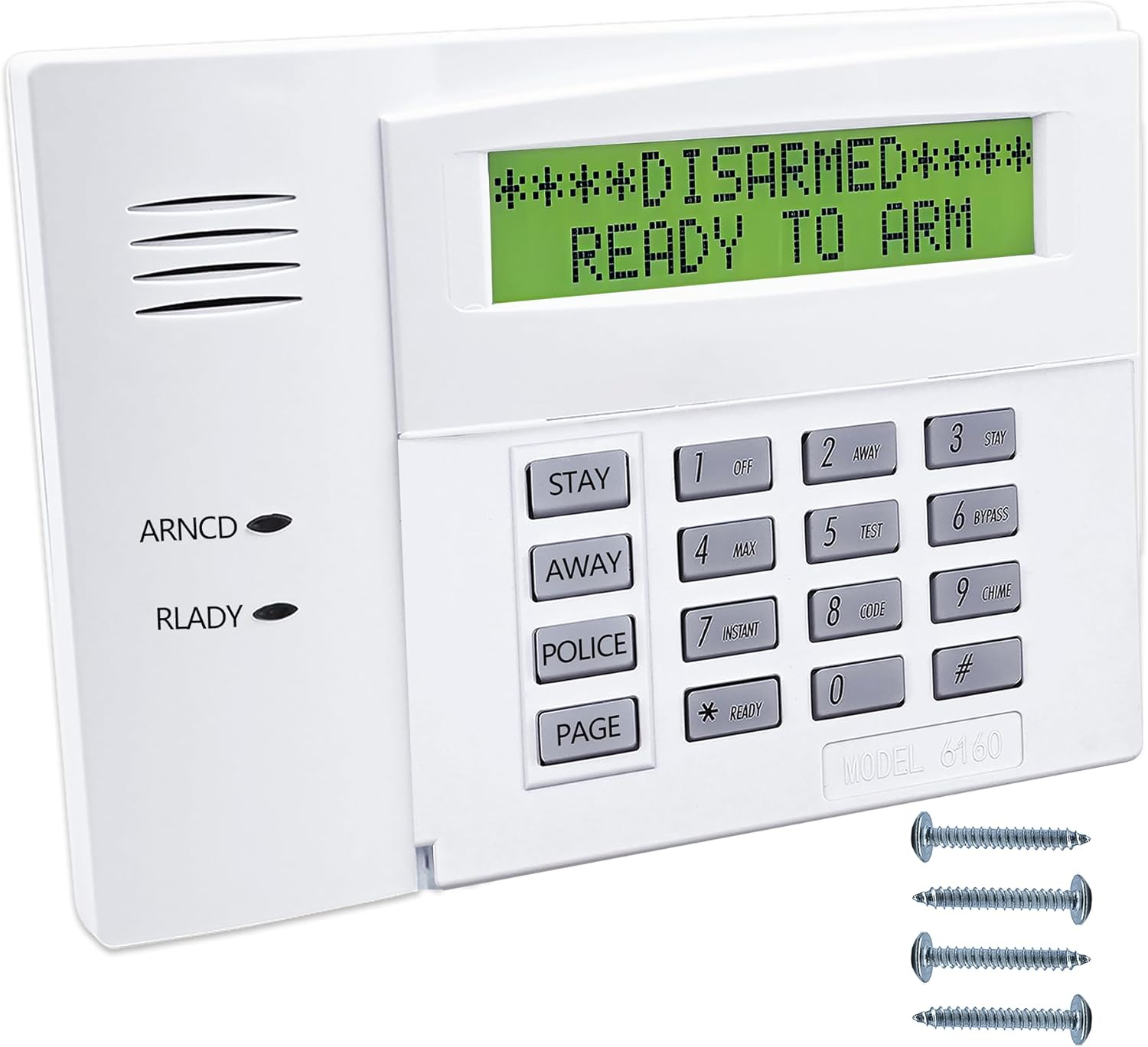 6160 Alarm Keypad Display, Compatible with Honeywell VISTA-20P Security Systems
