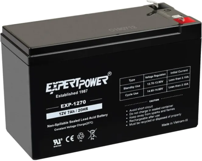 12v 7ah Rechargeable Sealed Lead Acid Battery 1 Pack Battery