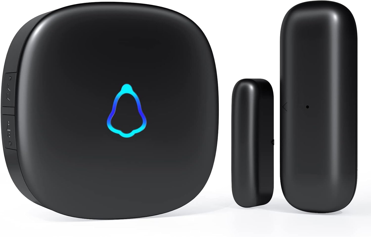 Door Chime, METAK Wireless Door Open Contact Sensor Alarm with 500 FT Range, 58 Chimes and 5 Volume Levels for Business/Store/Home/Office When Entering, 1 Transmitter + 1 Plug-in Receiver 1 Sensor Black