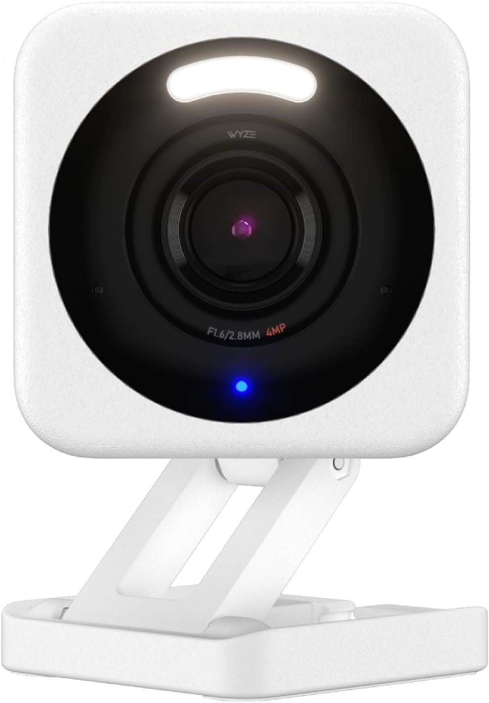 Cam v4 (Latest Model), 2.5K AI Security Camera, Indoor/Outdoor Cameras for Home Security, Baby Monitor & Pet Camera, Vibrant Color Night Vision, No Subscription Required, Free Expert Help White 1 pack