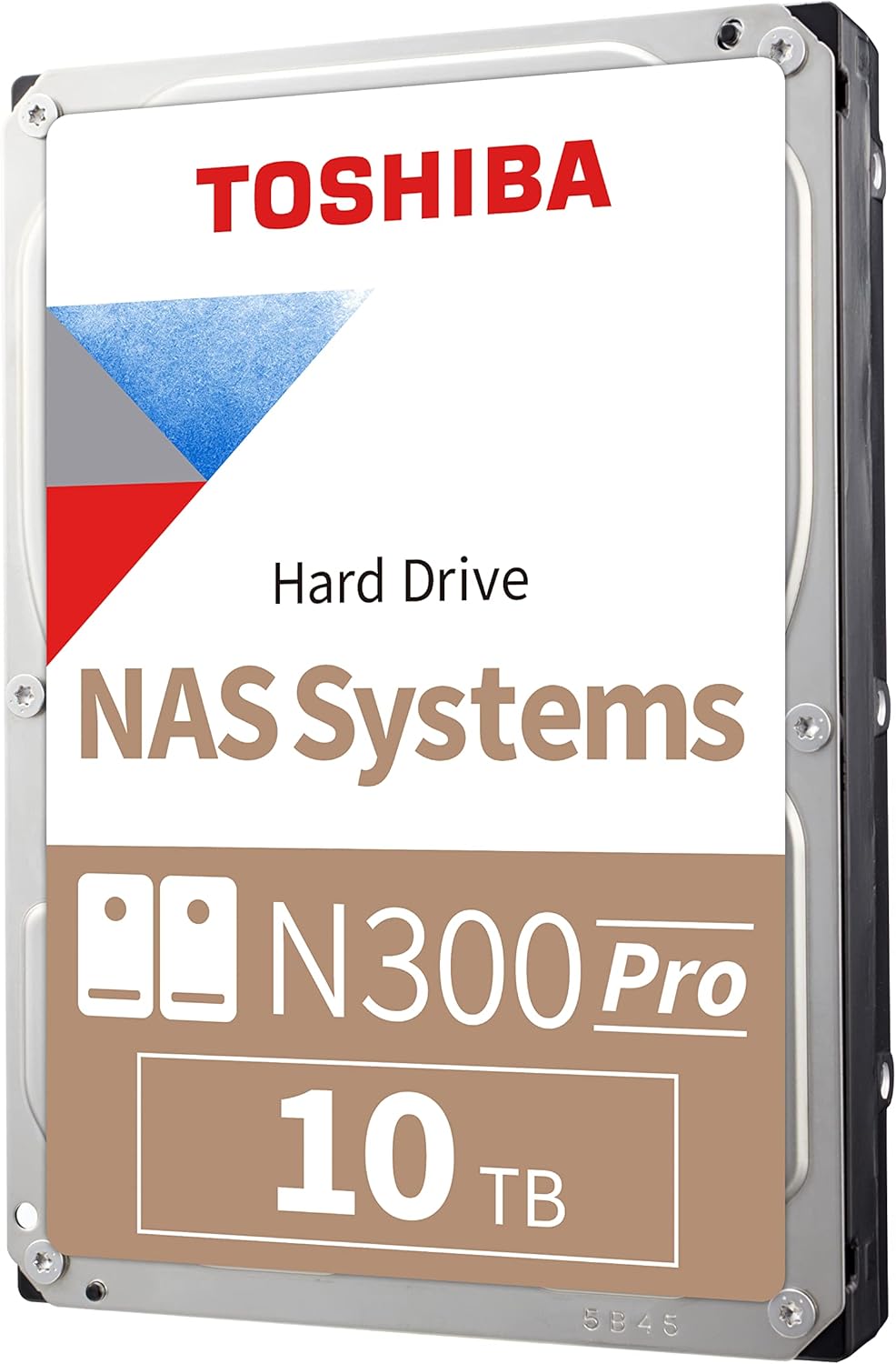 N300 PRO 10TB Large-Sized Business NAS (up to 24 Bays) 3.5-Inch Internal Hard Drive - Up to 300 TB/Year Workload Rate CMR SATA 6 GB/s 7200 RPM 512 MB Cache - HDWG71AXZSTB 10 TB Medium or Large Business NAS