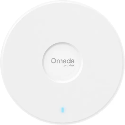 TP-Link Omada WiFi 7 Wireless Access Point - BE5000 Dual Band - 2.5G Port - PoE or DC Powered, DC Adapter Included - Seamless Roaming - Easy Setup - 5-Year Warranty - Omada Remote Managed(EAP720) BE5000 Indoor