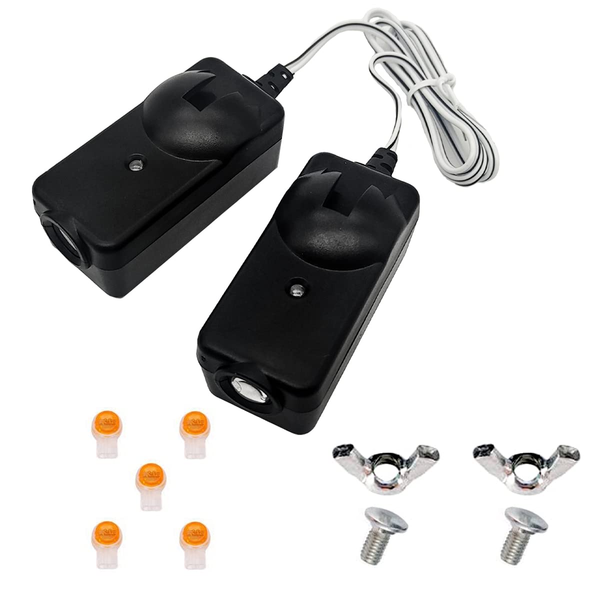 2025 𝙐𝙥𝙜𝙧𝙖𝙙𝙚𝙙 41A5034 Safety Sensor Kit Compatible with Liftmaster Chamberlain Sears Craftsman Garage Door Opener Made After 1997 - Safety Sensors Beam Eyes, Replace G801CB-P,10 Years Warranty 1 sensor