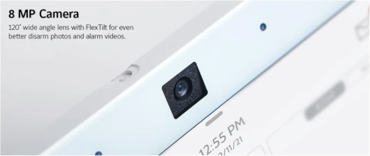 Qolsys IQP4001 Verizon IQ Panel 4 PowerG + 319.5MHz, 7" All-in-One Touchscreen, White