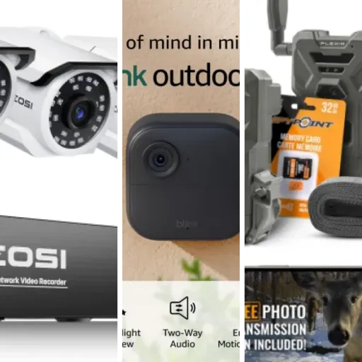 Our selection of the 3 best outdoor security cameras with night vision (February 2026)