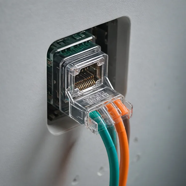 How to read an RJ45 plug connection diagram for reliable home security cameras