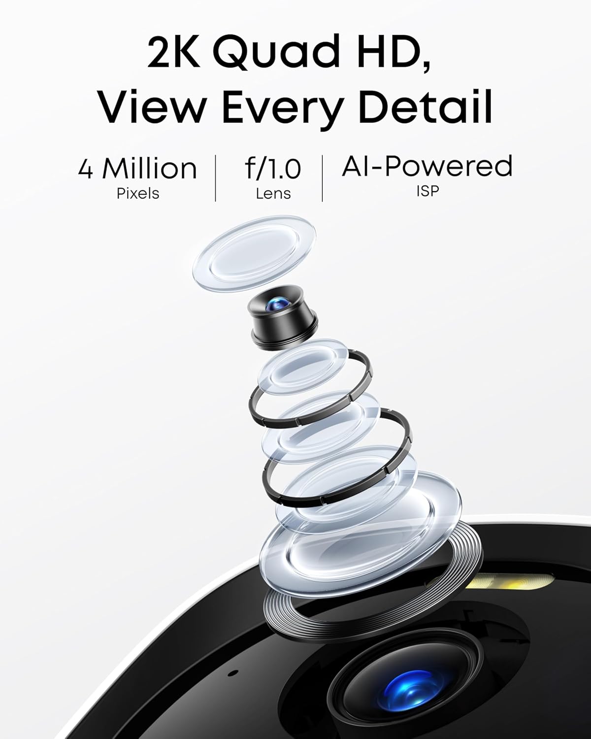 Camera eufyCam E40 2-Cam Kit (HomeBase 2) 2K Solar Security Camera Outdoor Wireless, MaxColour Night Vision, No Monthly Fee,Work With Alexa,Cameras House Security 2cam kit