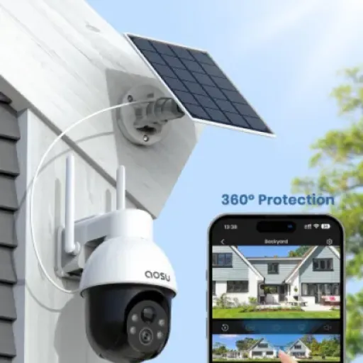 aosu 3K Security Camera Review: wireless solar CCTV that mostly just works
