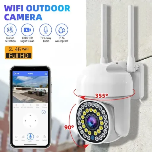 NiCola Security Camera Outdoor Review: cheap 2K PTZ kit that mostly does the job