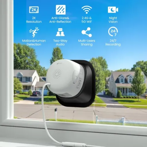 Wansview 2K Window Security Camera K1 Review: a simple way to watch outside without drilling holes